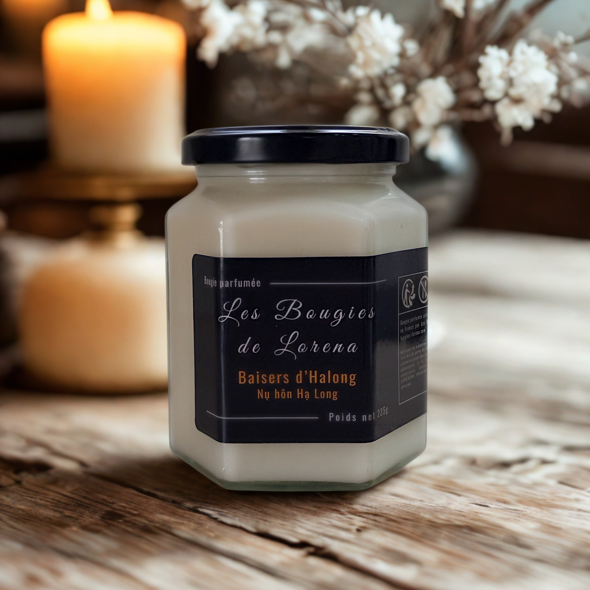Bougie Baisers d'Halong- 225g
