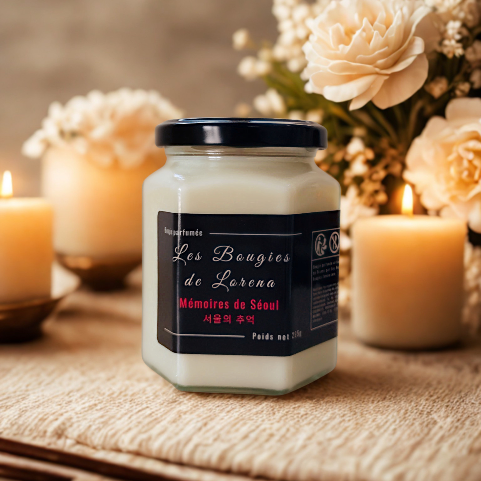 Bougie Mémoires de Séoul - 225g