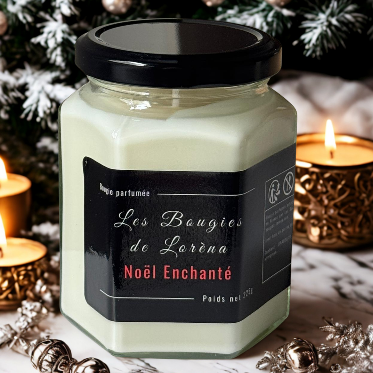 Bougie Noël enchanté - 225g